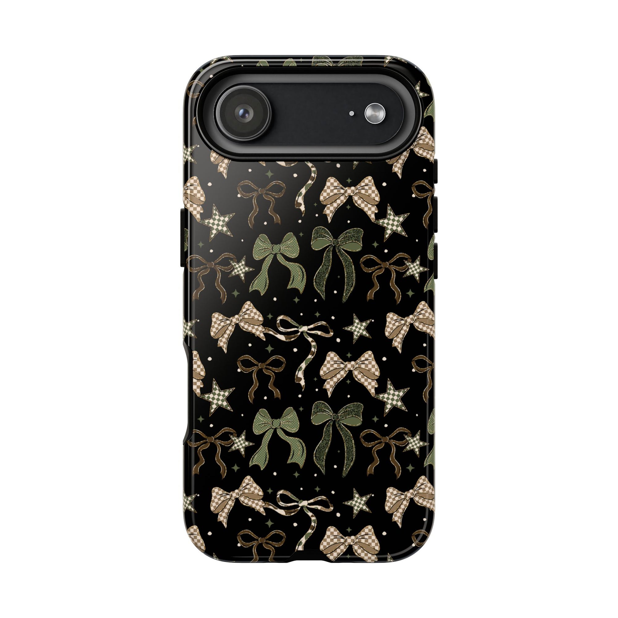 Camo Bows Phone Case, Floral Stars Camo tough case Case, Cute Phone Cover