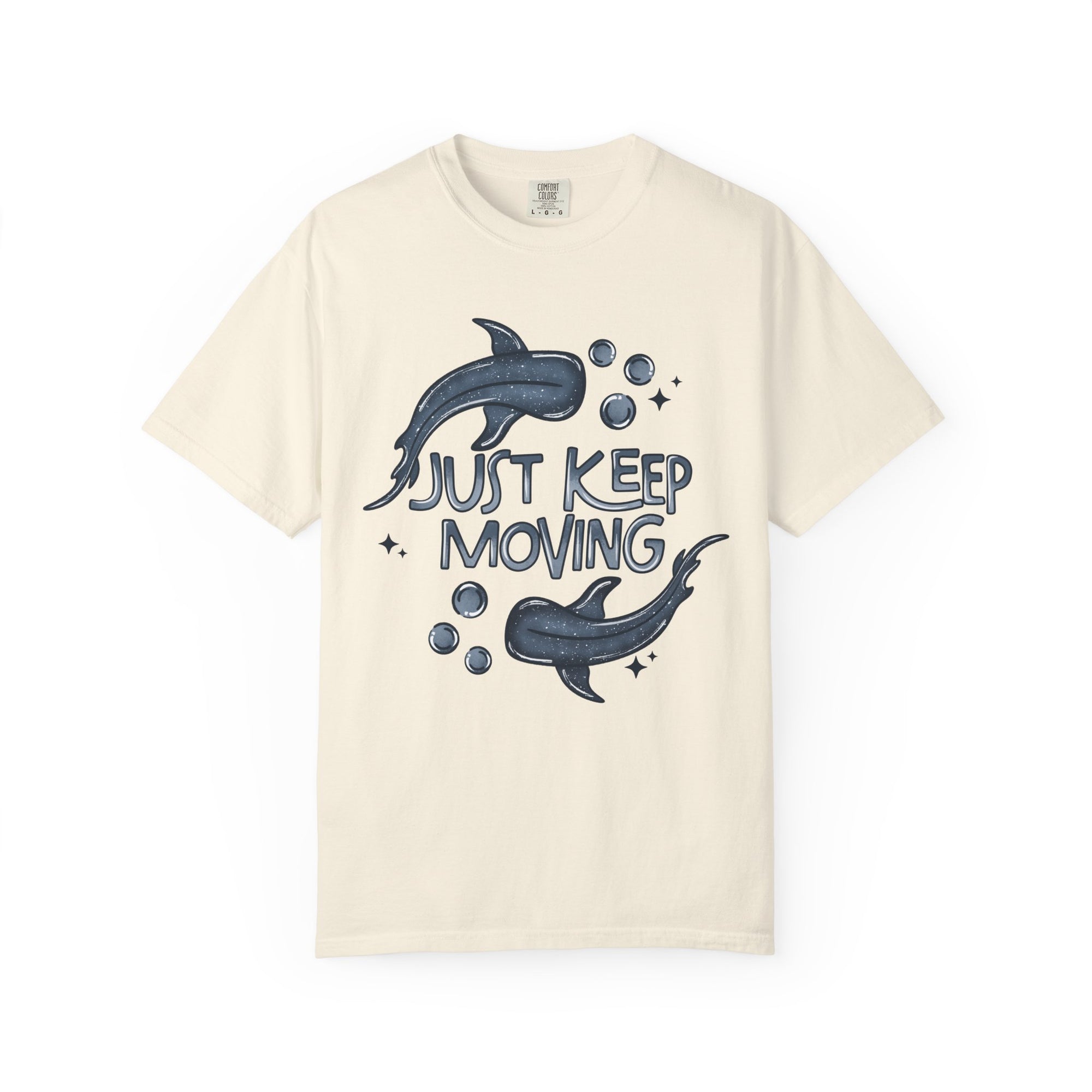 Just Keep Moving Shark Comfort Tee