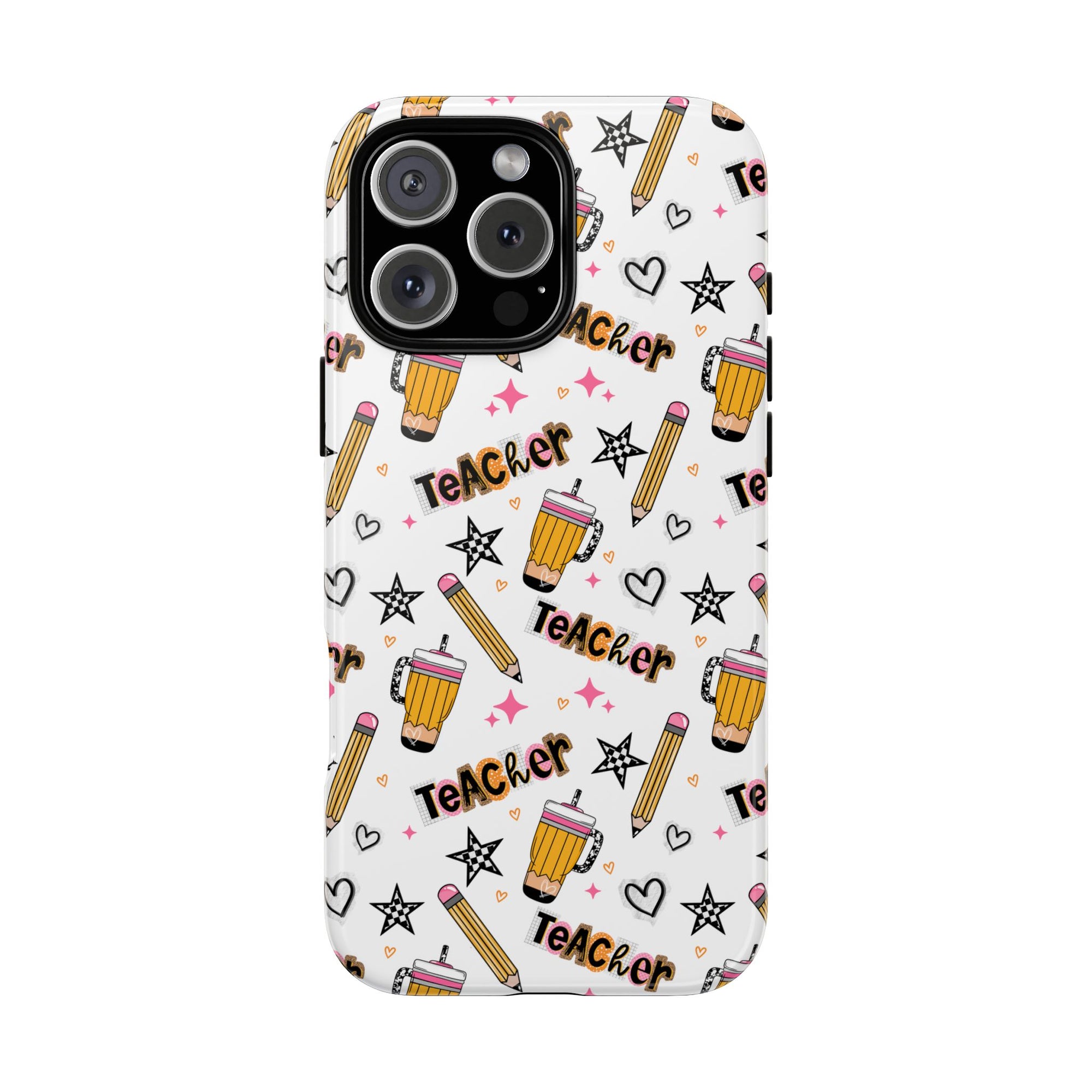 Teacher Life Phone Case, Pencils tough case Case, Cute TeacherPhone Cover
