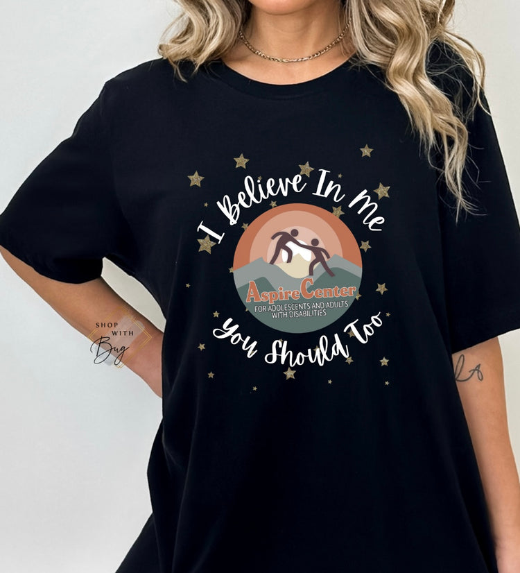 Aspire I believe Adult Shirt