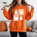 Spooky Sweatshirt, Trendy Halloween Sweater, Spooky Season Sweater, Fall Vibes, Cute Ghost Sweatshirt, Stars Ghost