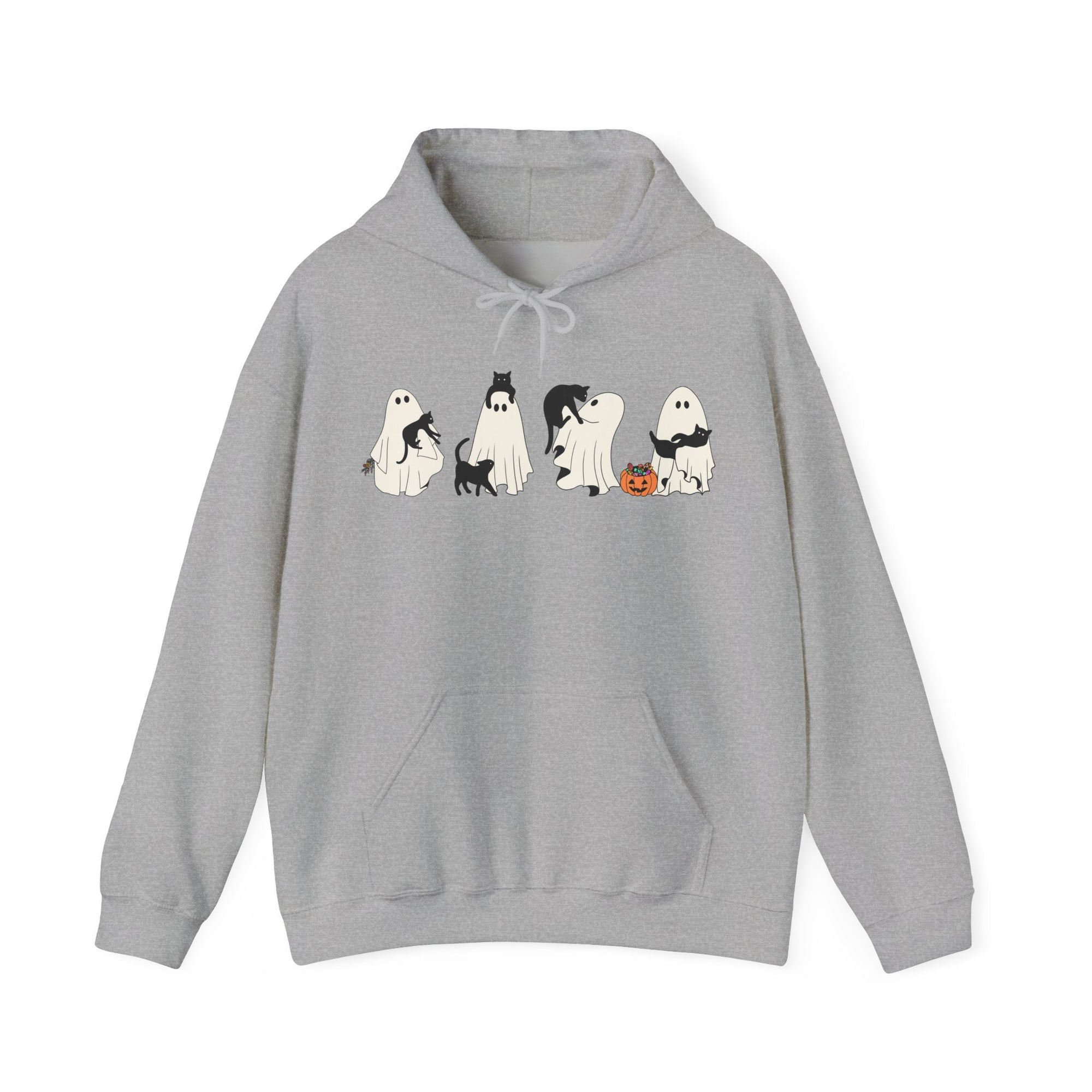 Ghost Cat Hooded Sweatshirt