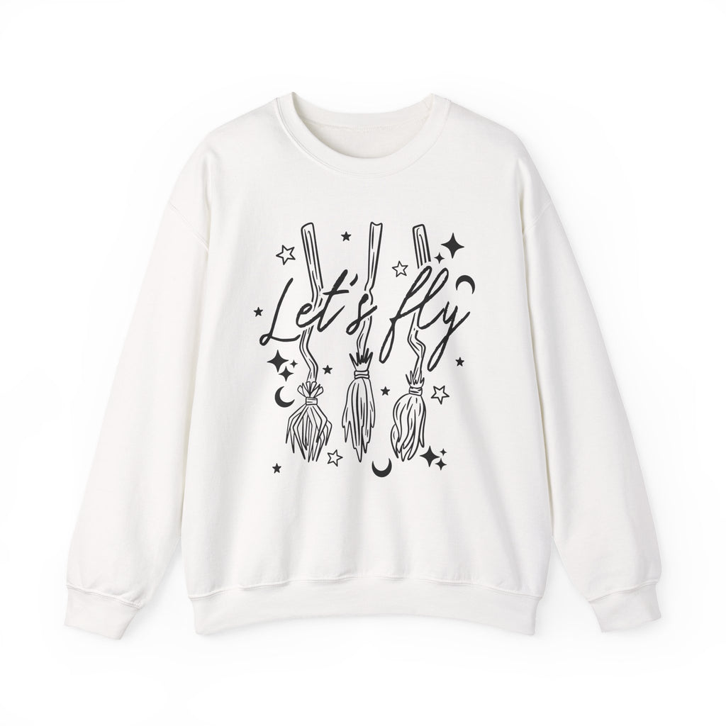 High Quality Lets Fly Halloween Crewneck Sweatshirt