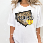 Softball Mama Adult Shirt