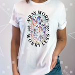 Pray More Worry less Butterflies Adult Shirt