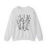 High Quality Lets Fly Halloween Crewneck Sweatshirt