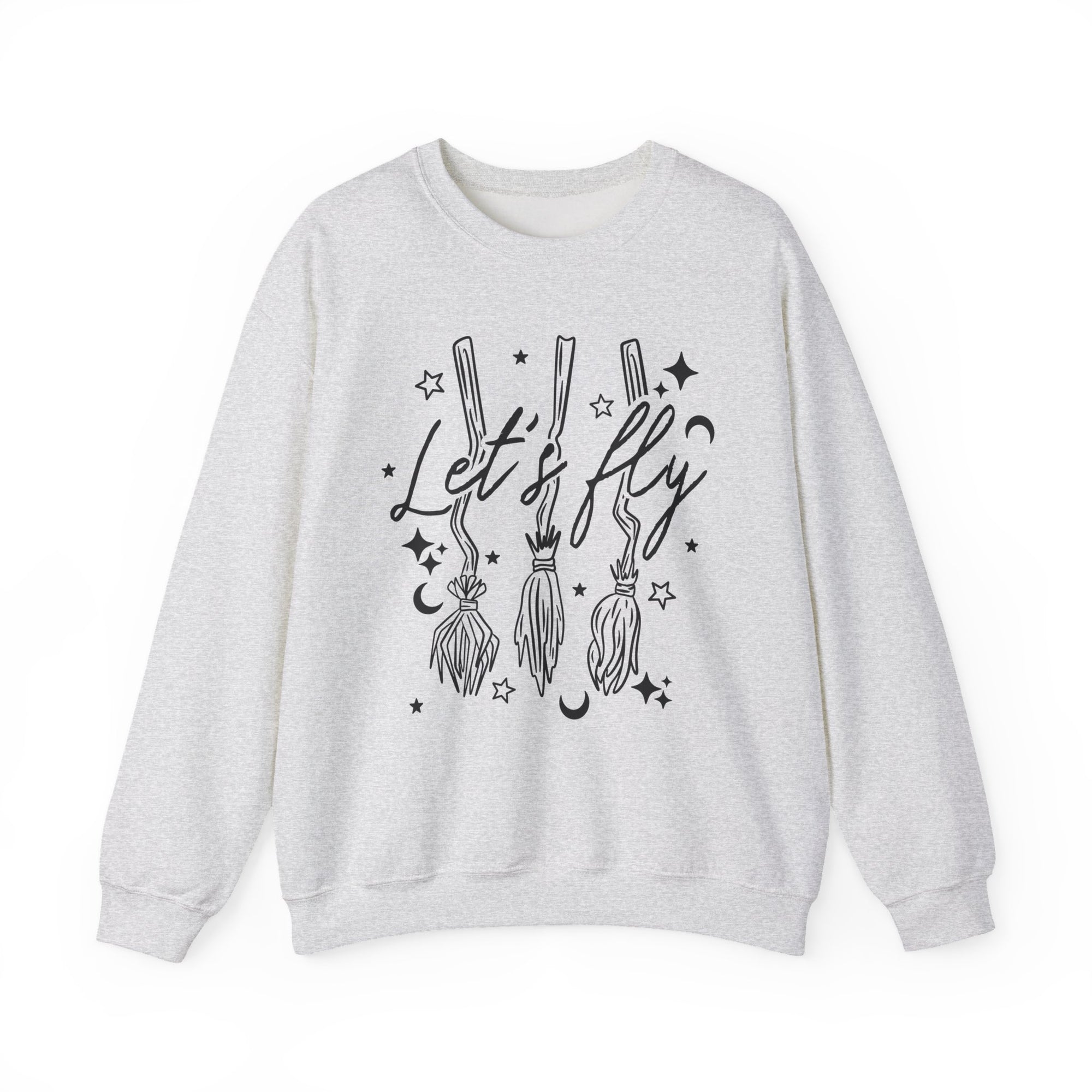 High Quality Lets Fly Halloween Crewneck Sweatshirt