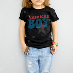 American Boy Kids Shirt