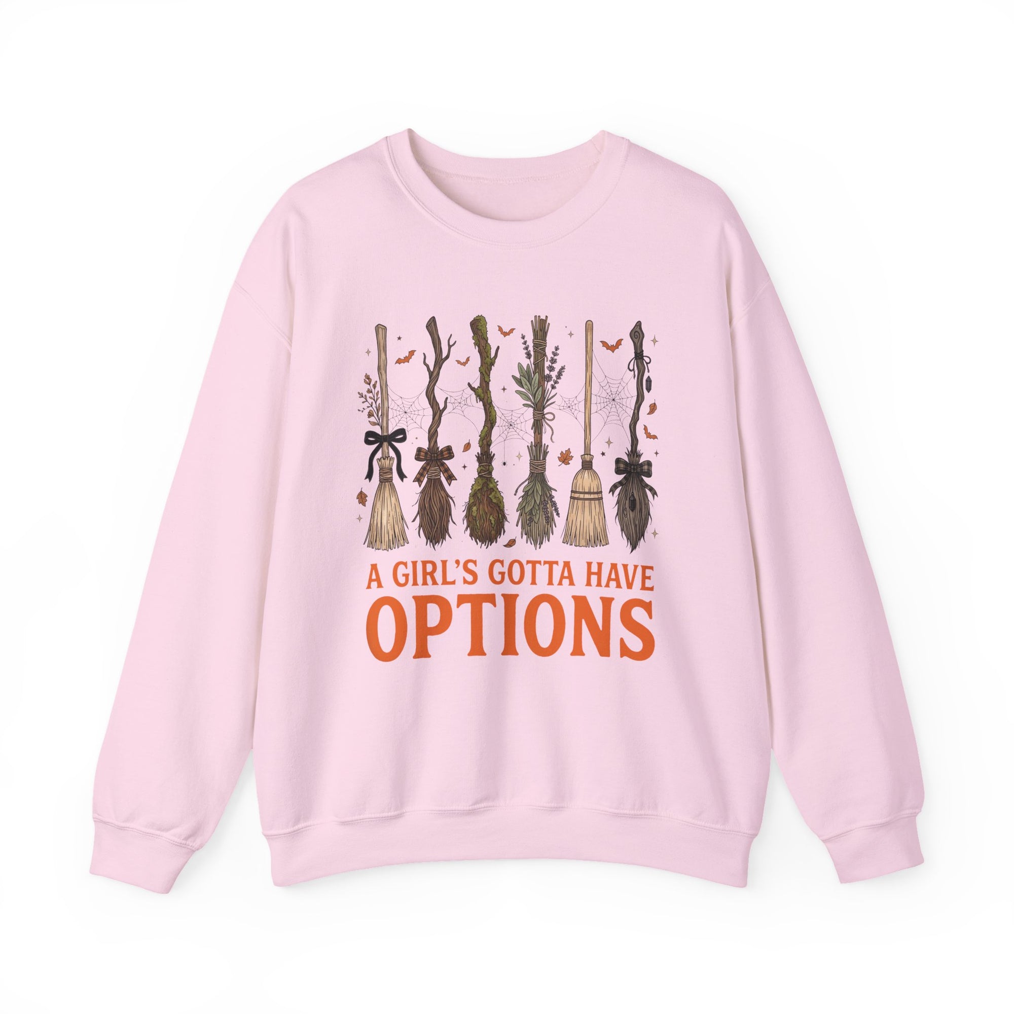Retro A Girls Gotta Have Options Shirt, Halloween Witch Shirt, Spooky Season Pullover, Feeling Witchy Tee, Fall Gift for Women