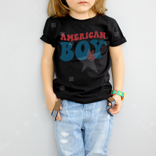 American Boy Kids Shirt