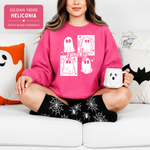 Spooky Sweatshirt, Trendy Halloween Sweater, Spooky Season Sweater, Fall Vibes, Cute Ghost Sweatshirt, Stars Ghost