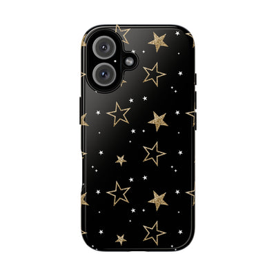 Gold Stars Themed Phone Case, Stars tough case Case, Cute Stars Phone Cover