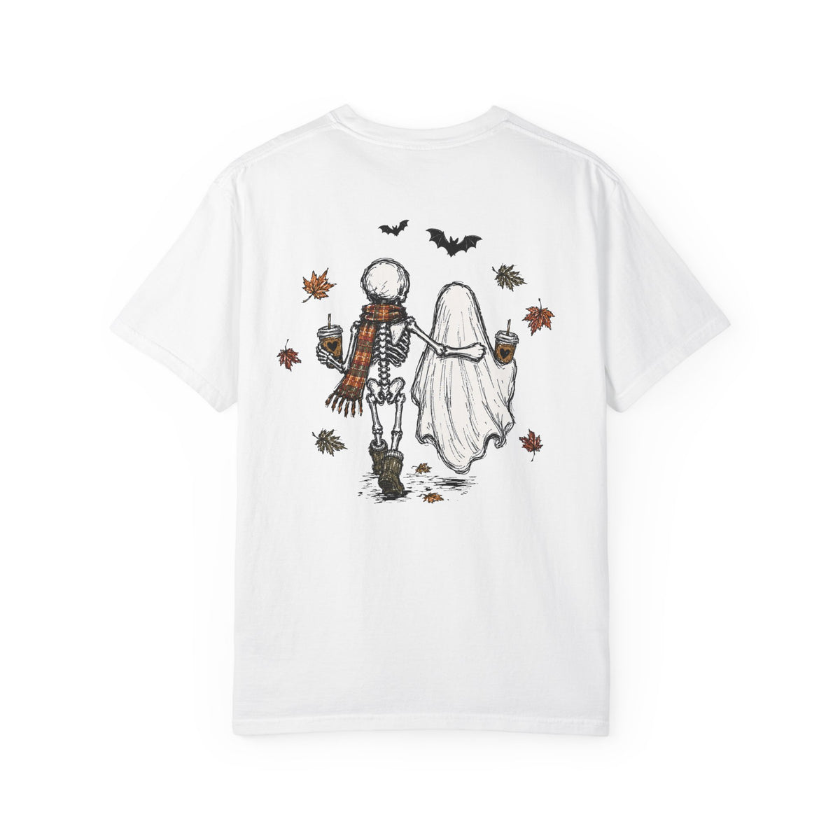 Skellie and Ghost Bestie Shirt Comfort Colors