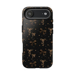Leopard Bow Themed Phone Case, Leopard tough case Case, Cute Bow  Phone Cover