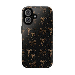 Leopard Bow Themed Phone Case, Leopard tough case Case, Cute Bow  Phone Cover