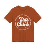 Side Chick Thanksgiving Womens T-Shirt