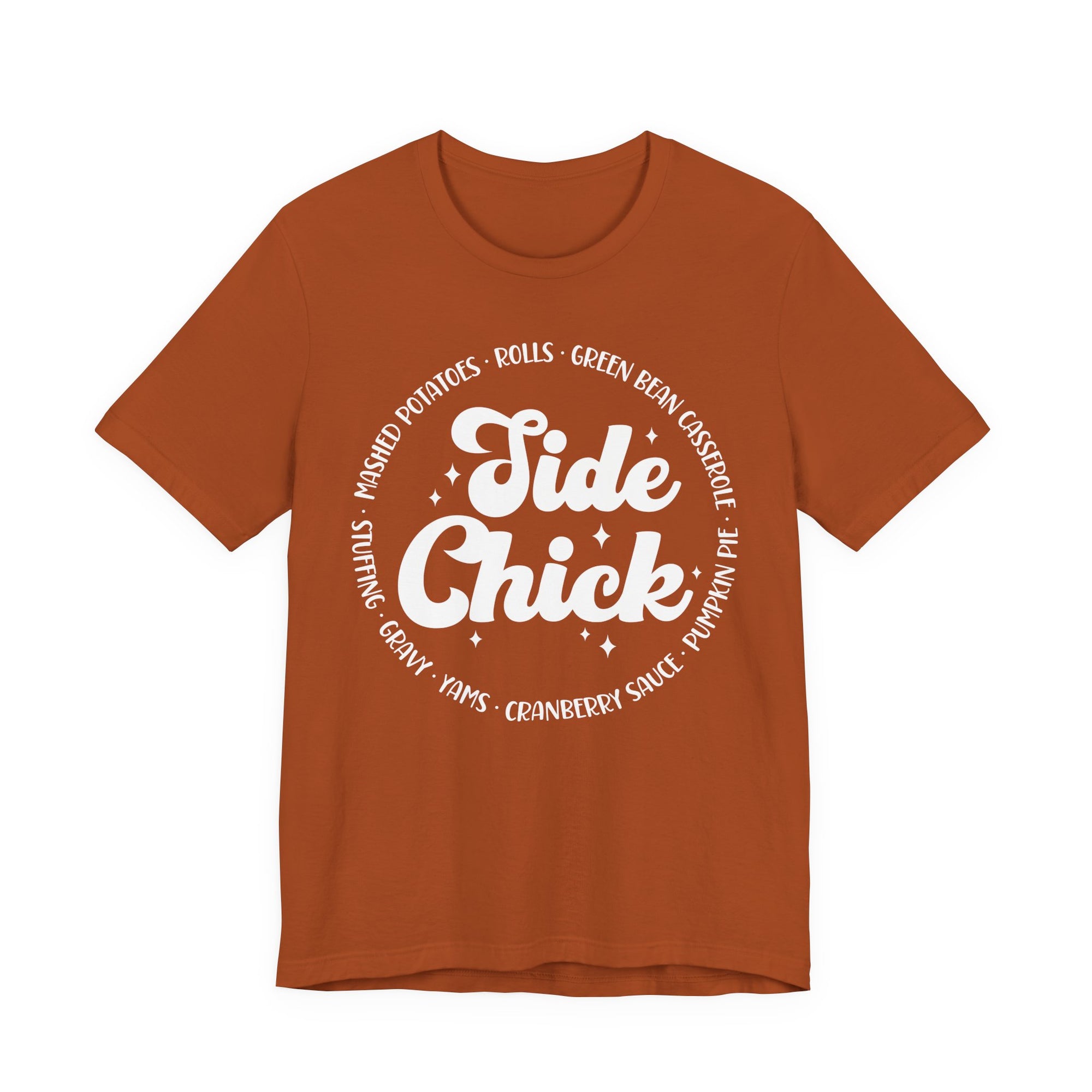 Side Chick Thanksgiving Womens T-Shirt
