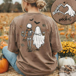 Skellie and Ghost Bestie Shirt Comfort Colors