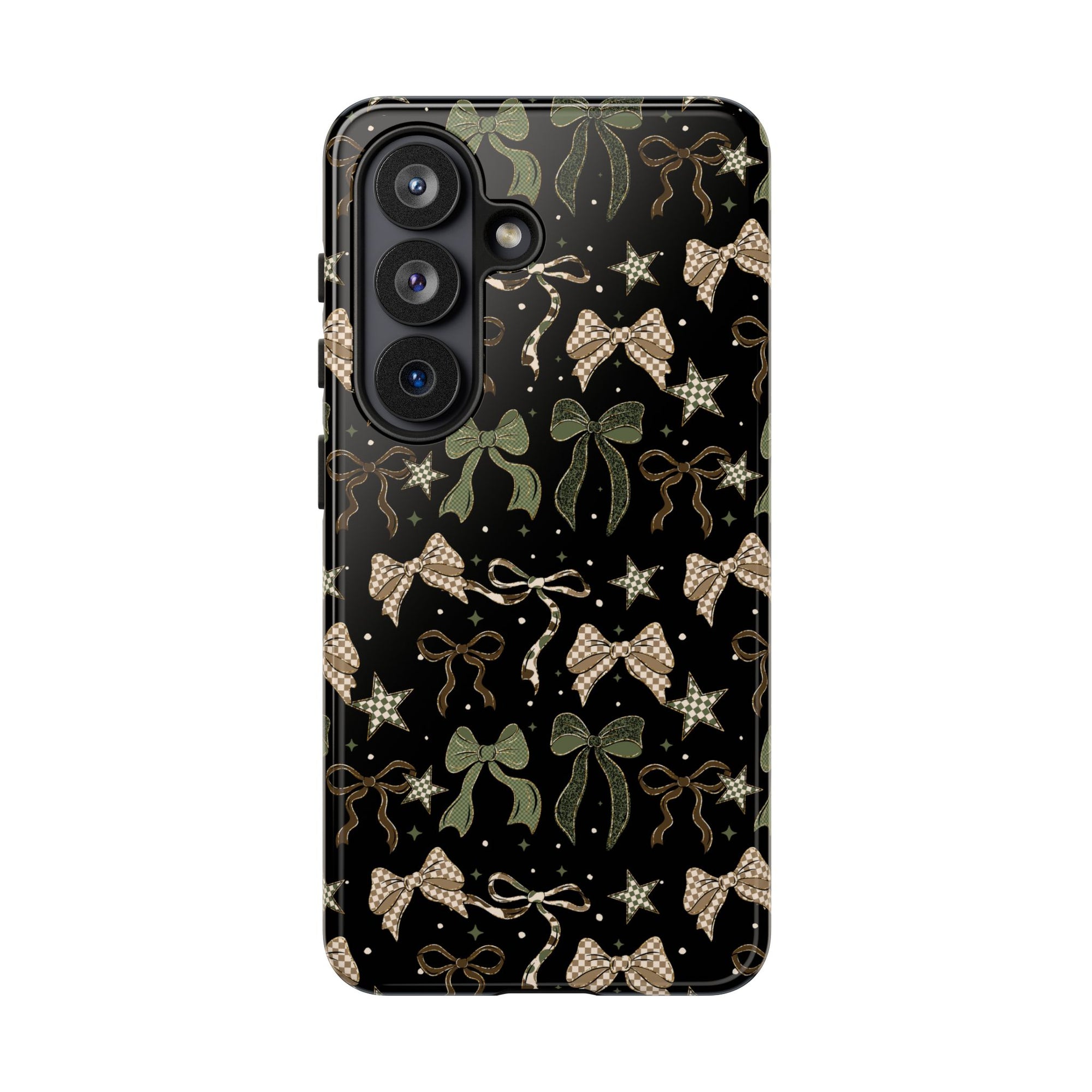 Camo Bows Phone Case, Floral Stars Camo tough case Case, Cute Phone Cover