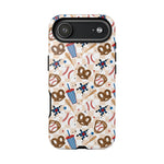 Baseball Star Themed Phone Case, Stars checkered tough case Case, Cute Baseball Phone Cover