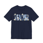 Teacher Vintage Patches  Unisex T-Shirt
