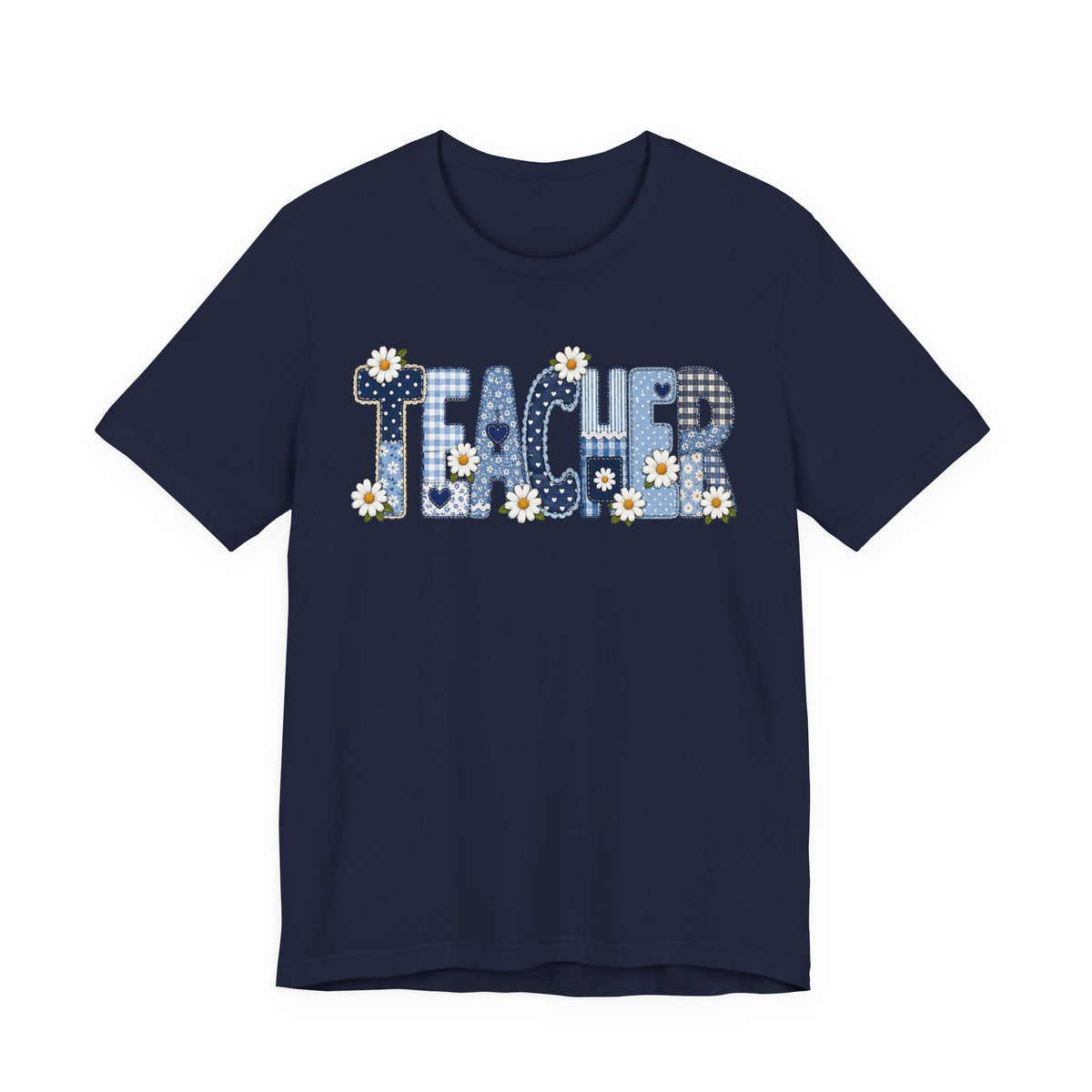 Teacher Vintage Patches  Unisex T-Shirt