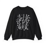 High Quality Lets Fly Halloween Crewneck Sweatshirt