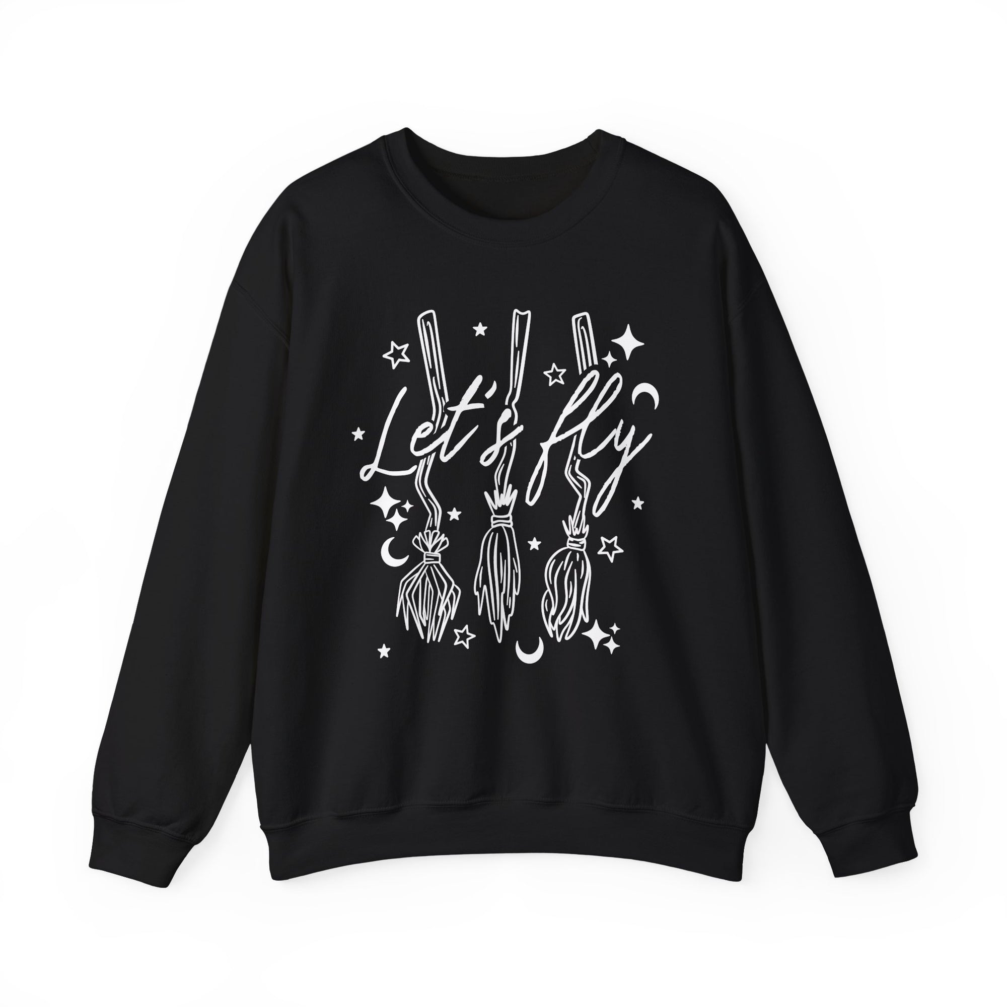 High Quality Lets Fly Halloween Crewneck Sweatshirt