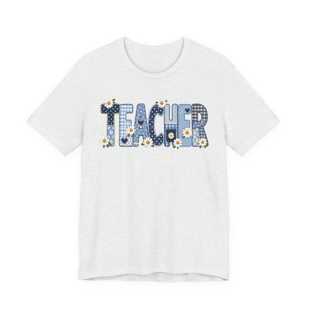 Teacher Vintage Patches  Unisex T-Shirt