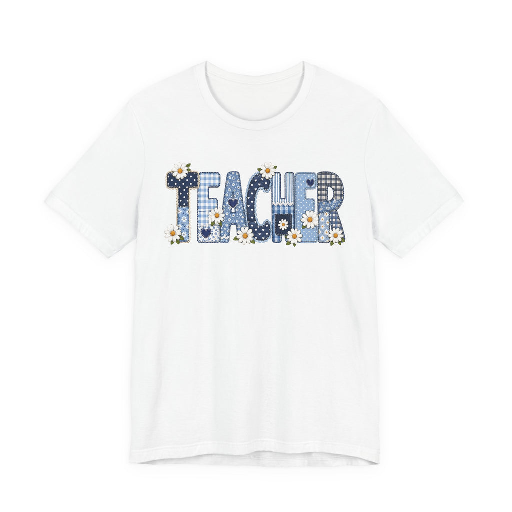 Teacher Vintage Patches  Unisex T-Shirt