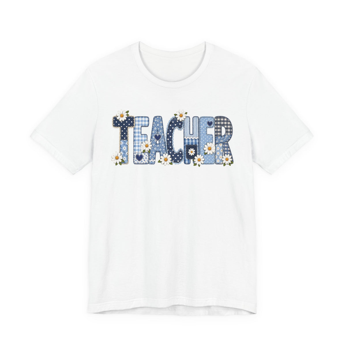Teacher Vintage Patches  Unisex T-Shirt
