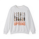 Retro A Girls Gotta Have Options Shirt, Halloween Witch Shirt, Spooky Season Pullover, Feeling Witchy Tee, Fall Gift for Women