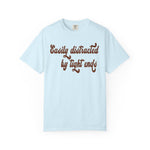 Easily Distracted by Tight ends Comfort Colors Shirt