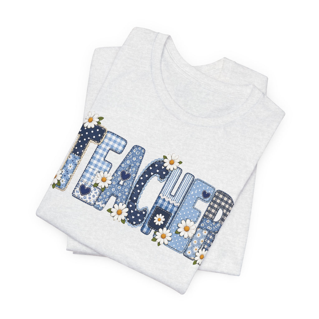 Teacher Vintage Patches  Unisex T-Shirt