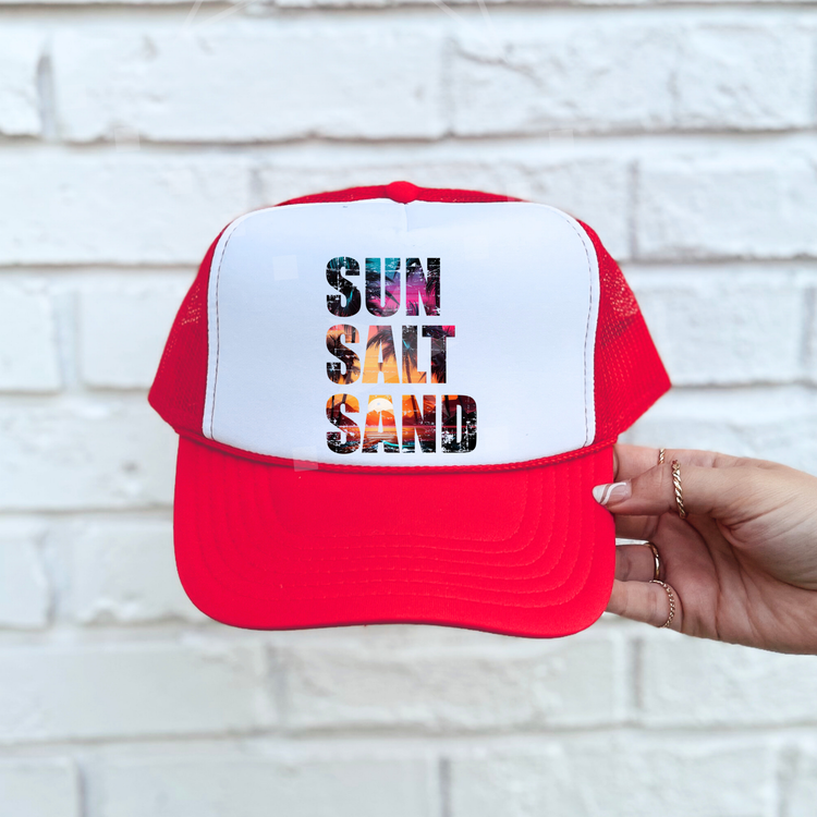 Sun Salt Sand Foam Trucker Hat