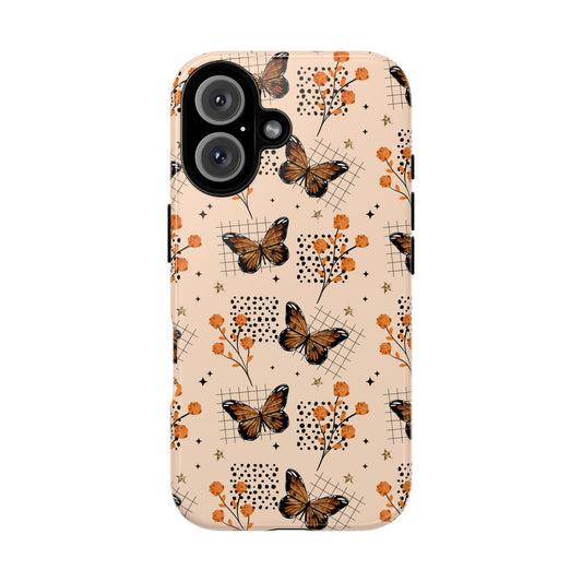Butterfly Phone Case, Floral Cottagecore tough case Case, Cute Nature Phone Cover