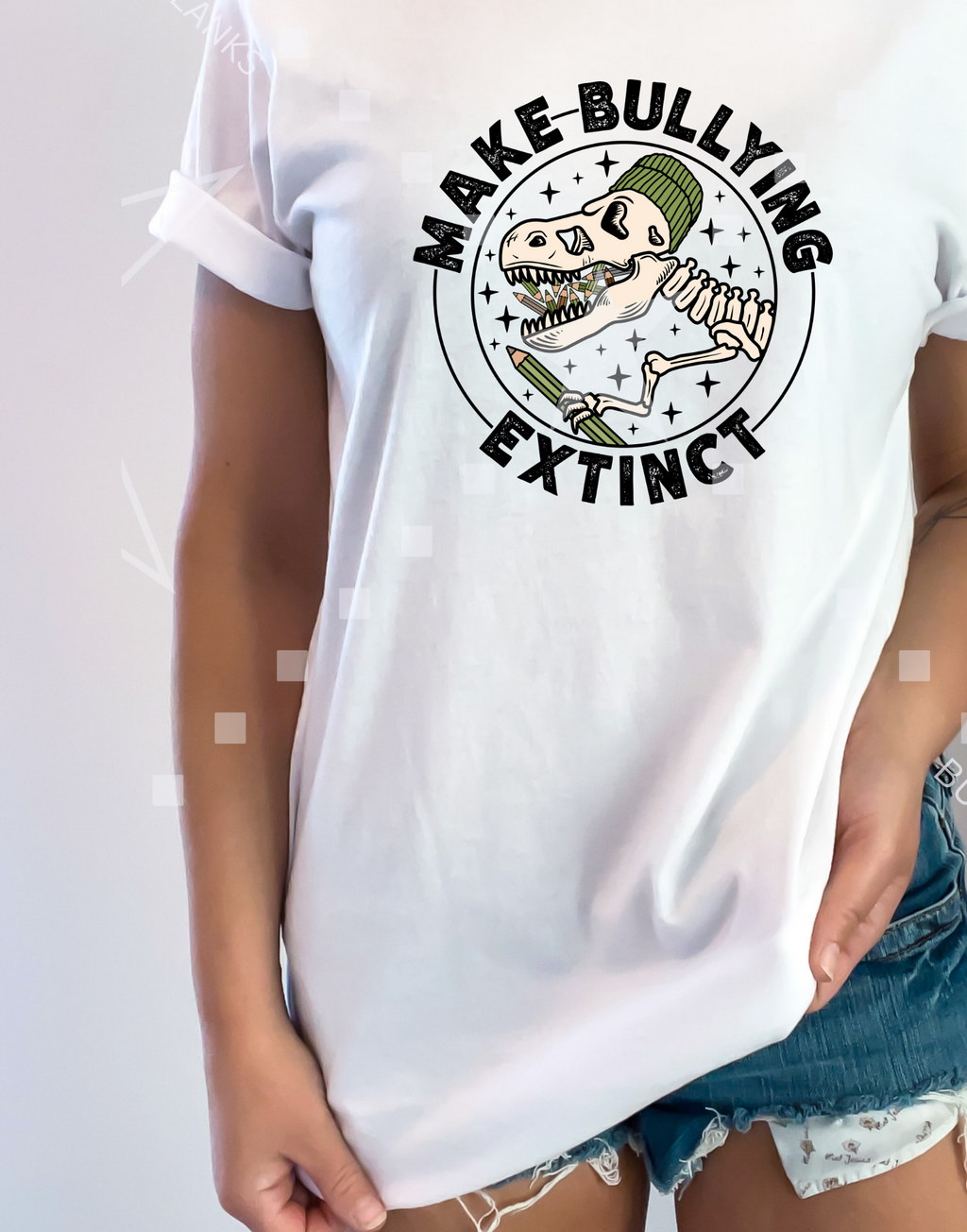 Make Bullying Extinct Adult Shirt