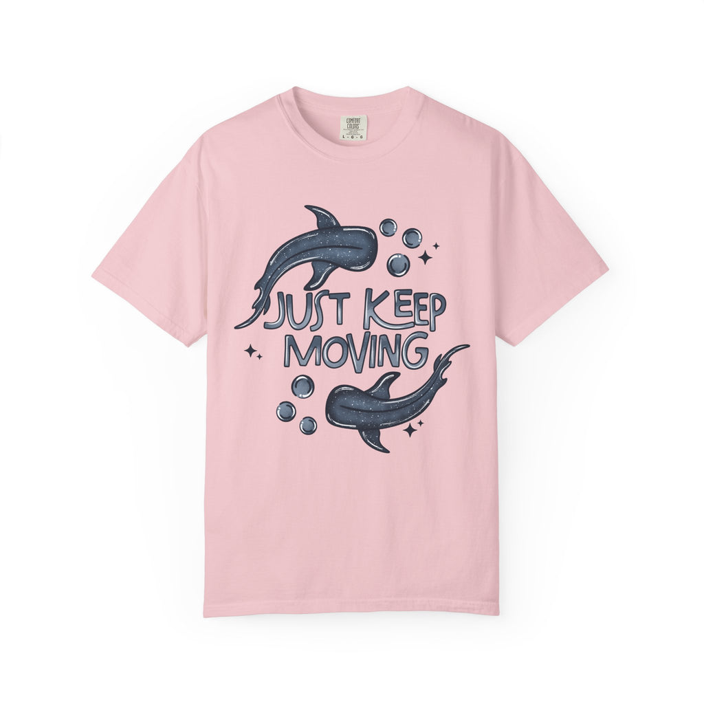 Just Keep Moving Shark Comfort Tee