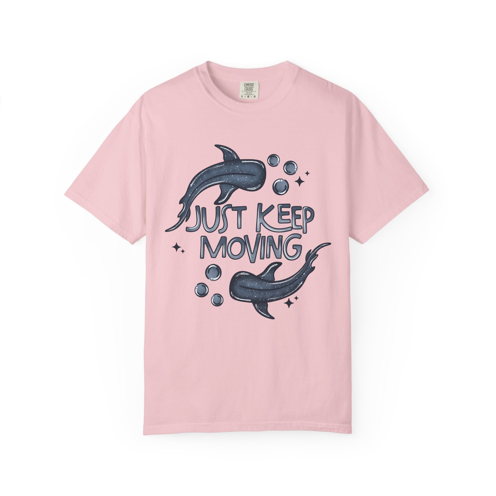 Just Keep Moving Shark Comfort Tee