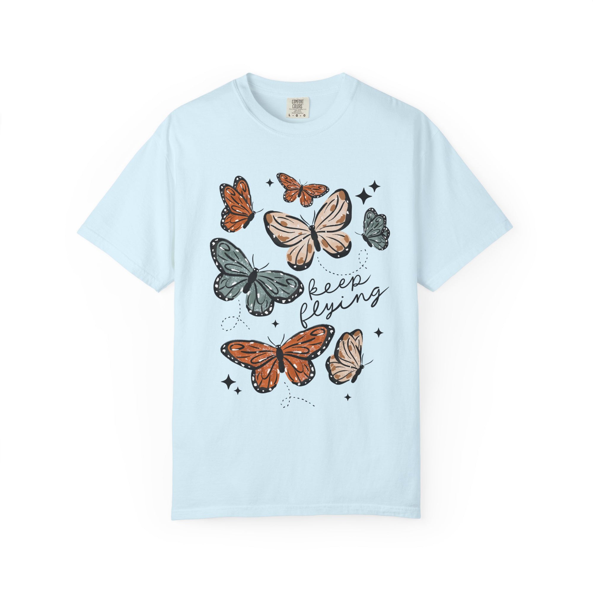 Keep Flying Comfort Tee, Inspirational Graphic Shirt