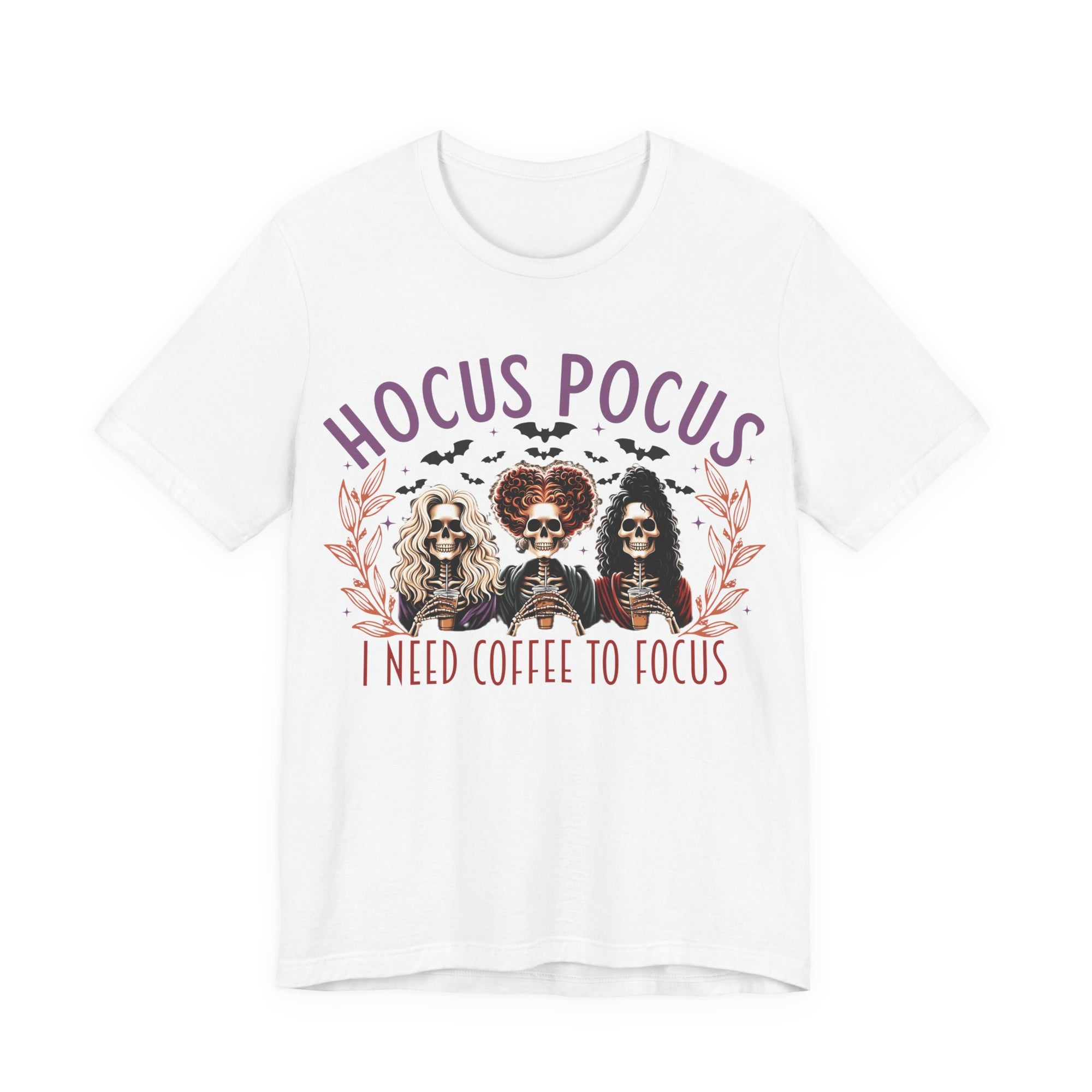 Pocus I need Coffee to Focus Halloween T-Shirt