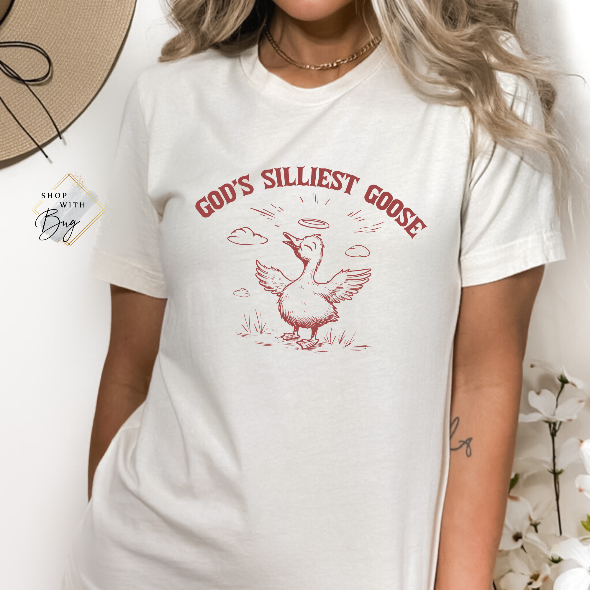 Gods silliest Goose Adult Unisex T-Shirt