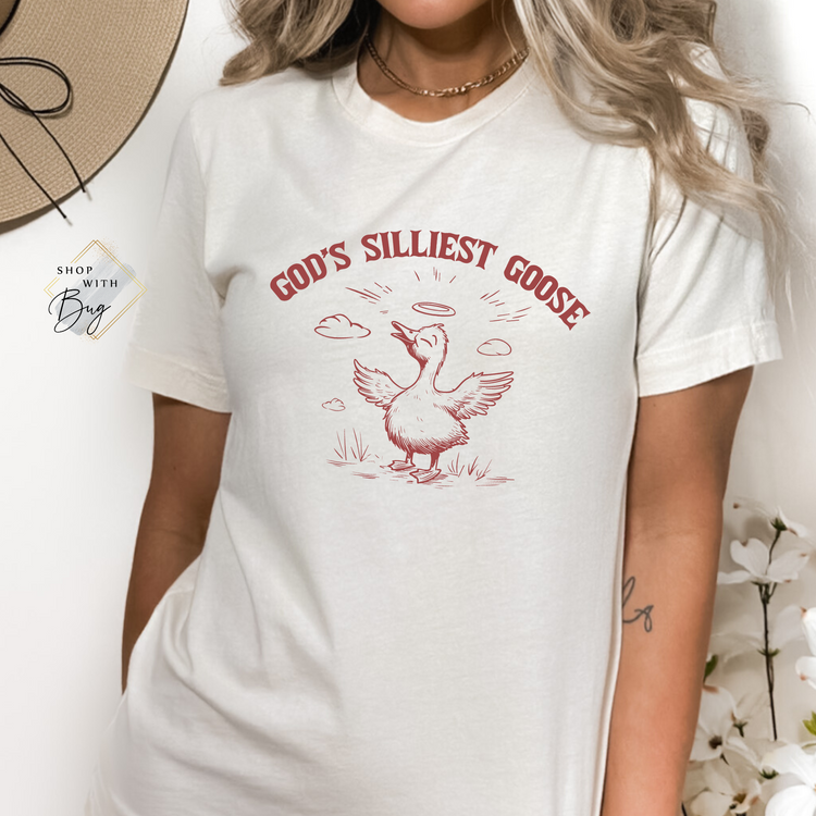 Gods silliest Goose Adult Unisex T-Shirt