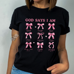 God says I am Adult Shirt