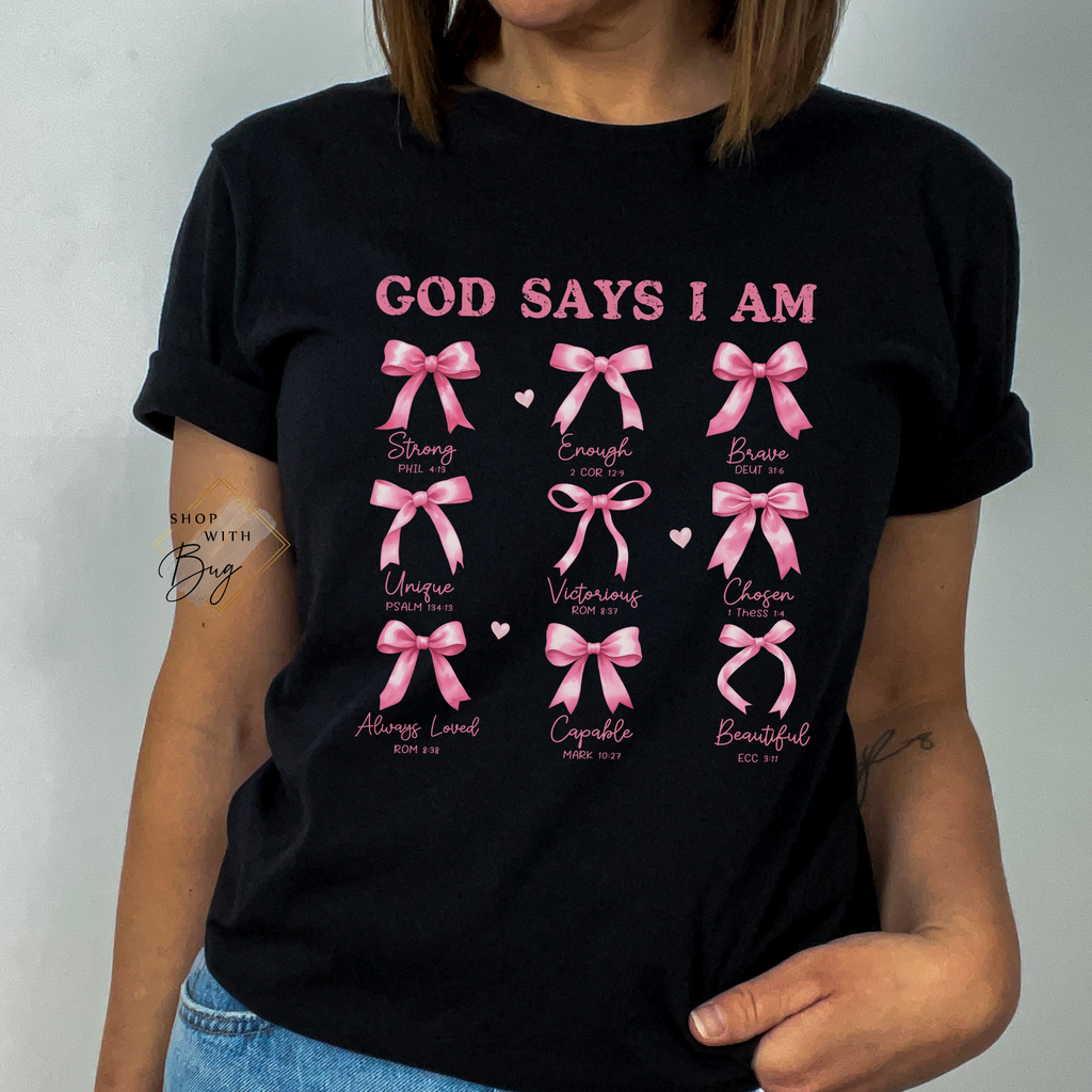 God says I am Adult Shirt