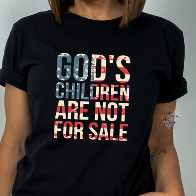 God's Children are not for sale Adult Shirt