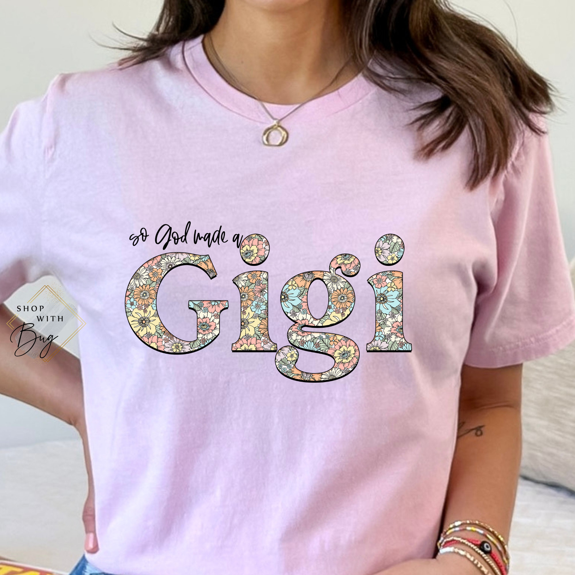So God Made me Custom Adult Shirt