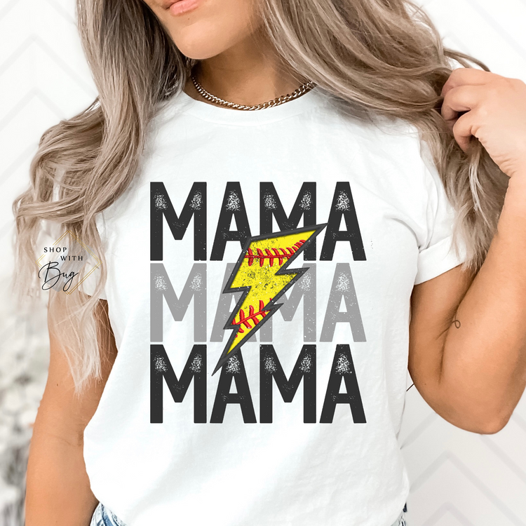 Mama Softball Shirt