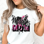 Moto Mom Pink Adult Shirt