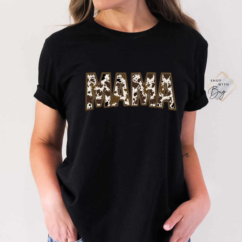 Mama Western Adult Shirt
